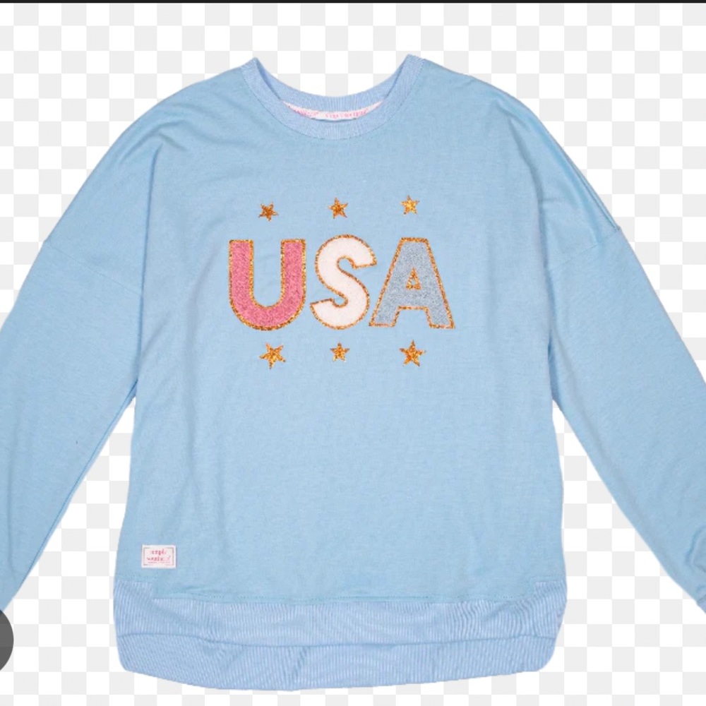 Simply Southern Light Blue Crewneck Tee